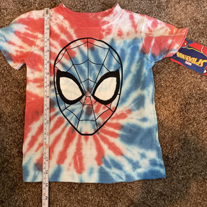 Spiderman Toddler 2T Tie Dye Tshirt