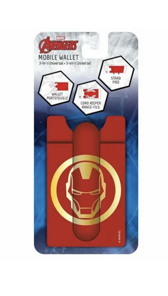 Marvel Iron Man logo Mobile 3-in-1 Universal Mobile Wallet