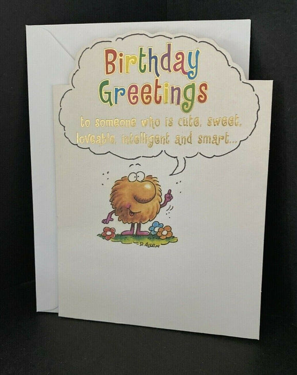 Happy Birthday Greeting Card w/Envelope Designer Greetings NEW