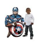 Marvel Captain America Giant Gliding 39 in Balloon Airwalkers - New!