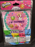 Shopkins 8 Ct 12" Latex Balloons Birthday Party