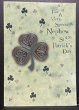 For Nephew St. Patrick's Day Greeting Card w/Envelope