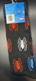 Amazing Marvel Spiderman & Spider Logo 2 Pack Mens Socks Size 6-12