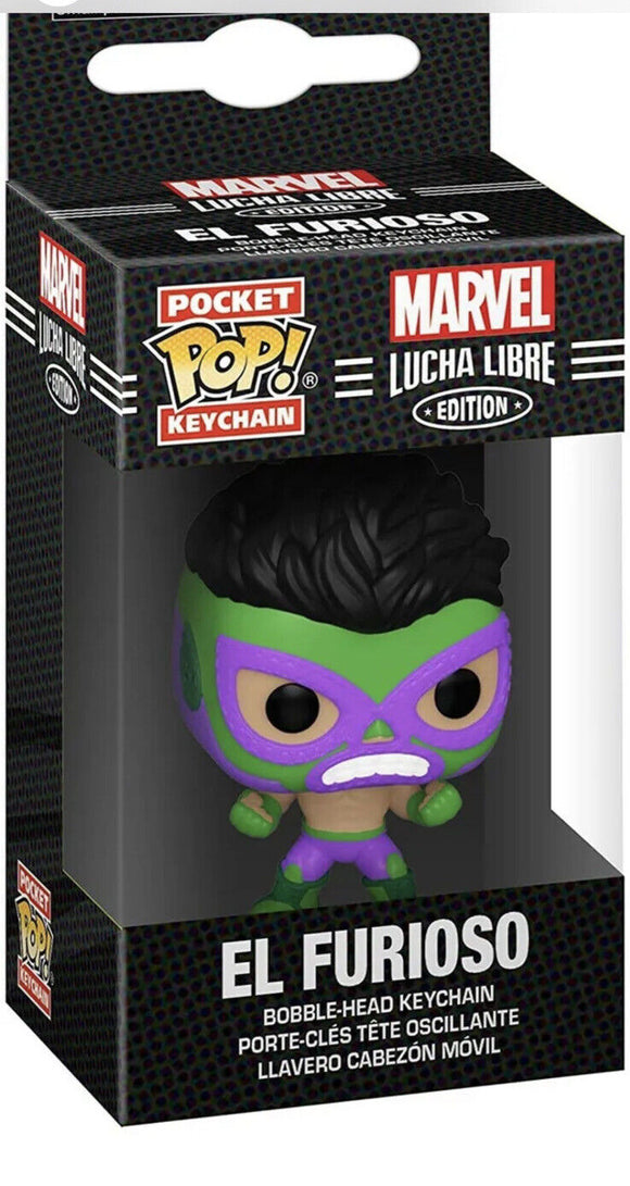 Funko - POP Keychain: Marvel Luchadores - Hulk Brand New In Box