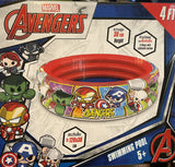 Marvel Avengers Chibi 4ft Kiddie Pool Ages 5 +