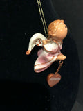 Pink Katherine Prayer Angel Orn by the Encore Group made by Russ Berrie NEW