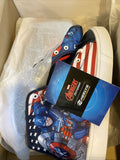 NIB Heelys Hustle Captain America SKATE Men's Shoes Size 11