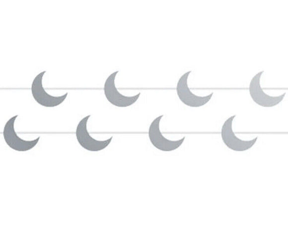 Starry Night Foil Moon Garland 4