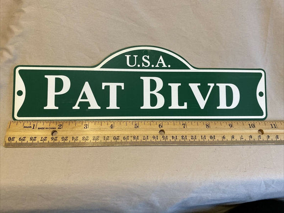 Green Street Room Sign Personalized  ~ USA  Pat Blvd ~ Stocking Stuffer ~