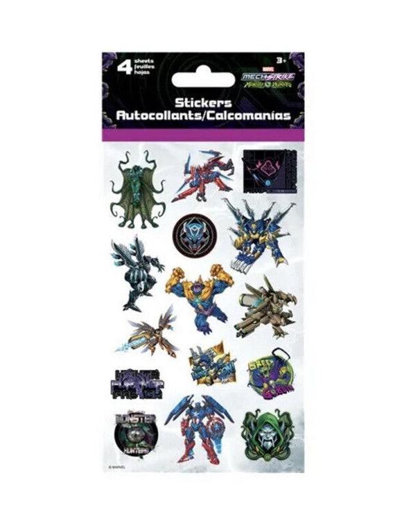 Avengers Mech Strike 4-Sheet Stickers