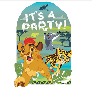 Lion Guard Postcard Invitations Boys Birthday Party Supplies Favor Stationary 8