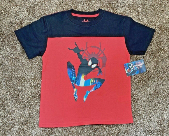 Marvel Spider-man Into The Spider Verse Boys T-Shirt Size 14-16