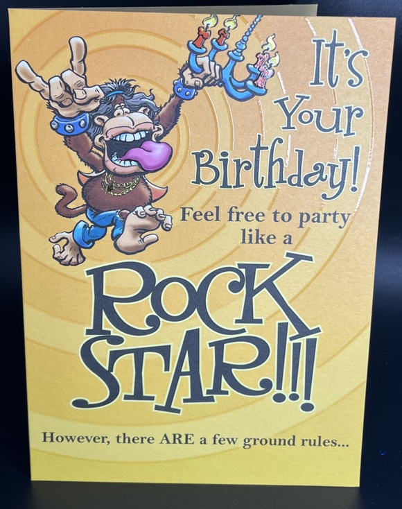 Funny Birthday Greeting Card w/ Envelope