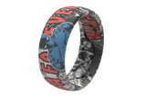 Groove Life Black Panther Black and White Comic RING Size 10 Silicone NEW