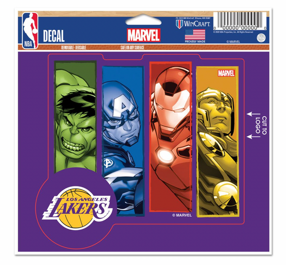 Los Angeles Lakers MARVEL MULTI-USE DECAL 5