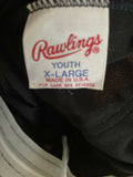 Rawlings Youth Pants Athletic Apparel Elastic Waist Band Baseball Black