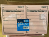 Adams "While You Were Out" Message Pad - 50 Sheet/Pad - Package of 24 Pads
