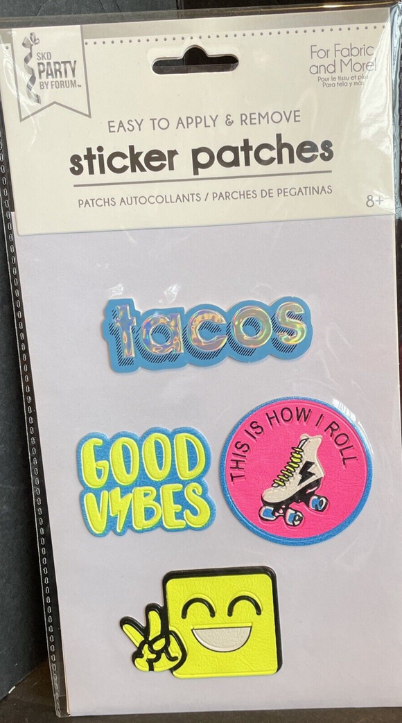 Sticker Patches For Fabric And More  Good Vibes Theme