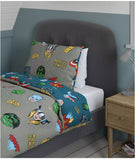 M&S Marvel Comics Cotton Blend Kids Single Duvet & Pillow Case Bedding