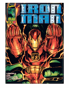 Marvel Iron Man Vol 2 No 1 Ata-Boy Magnet 2.5" X 3.5"