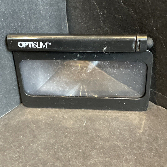 OptiSlim Magnifier W/Pen and Stylus By DM Merchandising, Black, 3.5