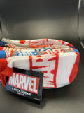 Marvel Logo Assorted Boys 6Pairs No Show Socks Sz 6-8