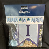 It’s A Boy In Bloom Baby Shower Clothespin Pennant Banner 12ft