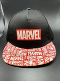 Marvel Logo Kids Straight Baseball Cap Size 4-6x Adjustable