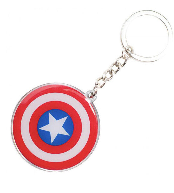 Buckle Down Marvel Captain America Shield Keychain