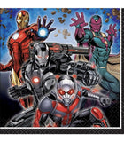 Marvel Iron Man, Ant-Man beverage party napkins - 16 count - 2ply - 5x5 - NEW