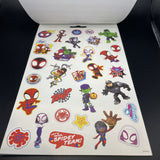 Marvel Spidey & His Amazing Friends 4Pages Of Stickers  Ages 3+