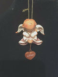 Pink Lillian Prayer Angel Orn by the Encore Group made by Russ Berrie NEW