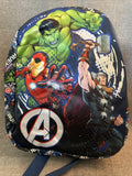 Marvel Avengers Mini Backpack Adjustable Straps Zipper Closure 11”x3”x8.5”