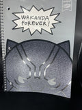 Yoobi Wakanda Forever Black Panther Spiral Notebook 100 Page College Ruled Marvel