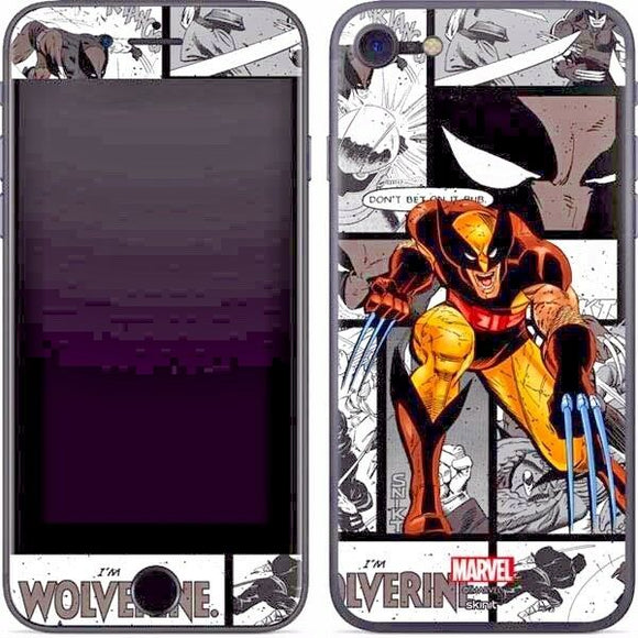 Wolverine Comic Strip iPhone 7 Skinit Phone Skin Marvel NEW