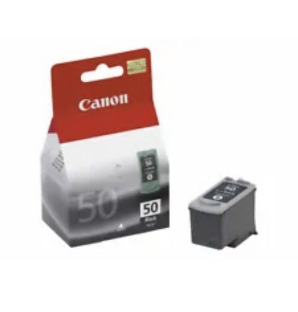 NEW Genuine OEM Canon Pixma PG-50 Black High Yield Ink Cartridge SEALED