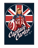 What If Captain Carter Magnet Ata-Boy 2.5" x 3.5"