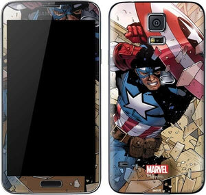 Captain America Fighting Galaxy S5 Skinit Phone Skin Marvel NEW