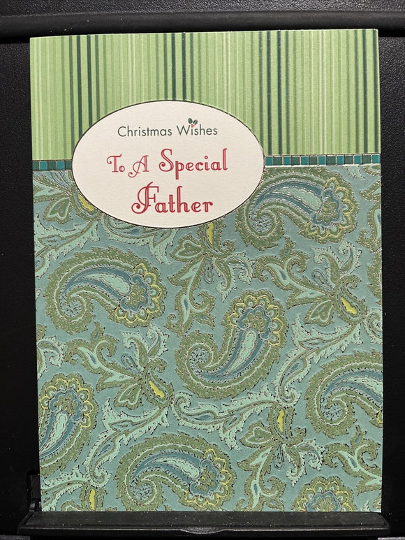 Merry Christmas Father Greeting Card w/Envelope