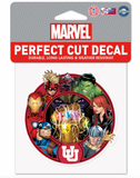 Utah Utes Marvel Avengers Perfect Cut Decal 4"x4"