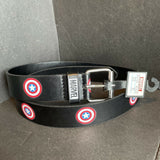 Marvel Mens M/L 34”-36” Waist Captain America Sheild Belt