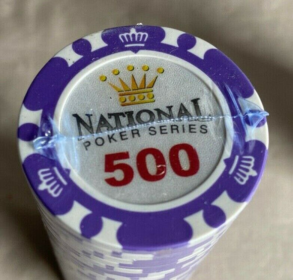 50 National Poker Series U Choose Color Poker Chips Casino Chips NEW