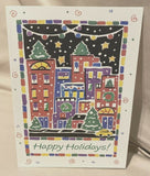 Happy Holiday Greeting Card w/Envelope NEW