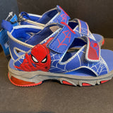 Boys Spiderman  Light Up Sandals Size 7