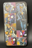 Buckle Down Spiderman & Black Cat Scene Blocks Marvel Hinged Wallet