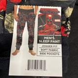 Deadpool Taco Tuesday Mens S Sleep Pants Drawstring & Side Pockets