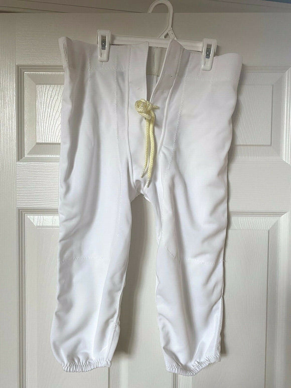 Alleson Youth Slotted Football Pants White NEW