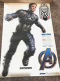 Original FATHEAD Avengers: Endgame Captain America Decal Sticker 22” X 39” Marvel NEW