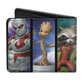 Buckle Down Marvel Guardians Of The Galaxy Character Pose Bifold Wallet