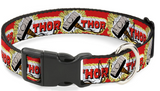 Plastic Clip Collar - Marvel THOR & Hammer: WTH005 15"-26"